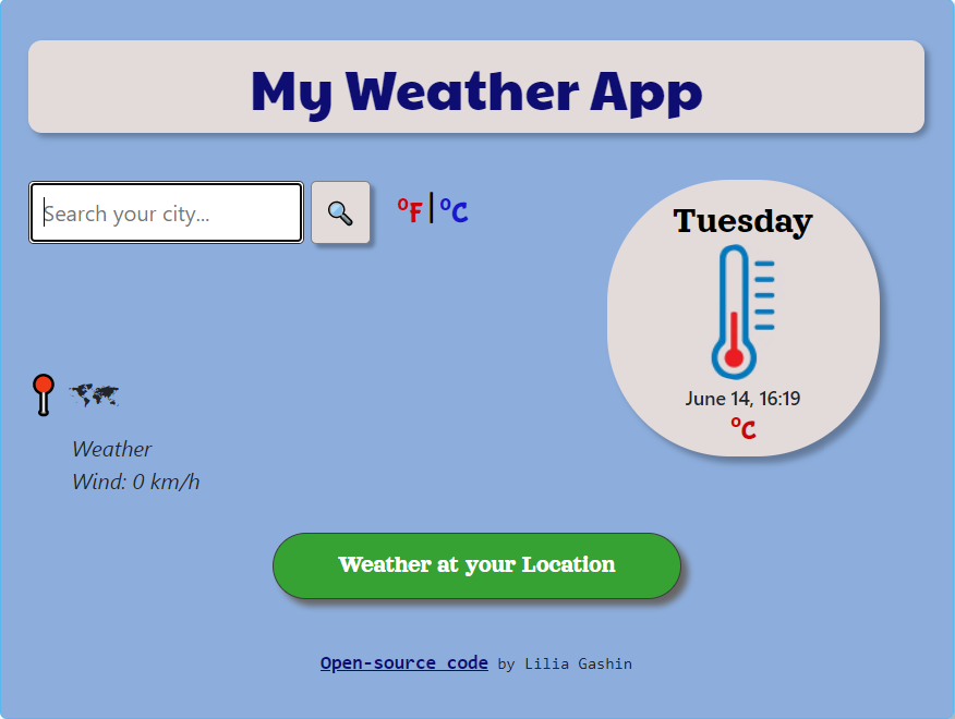 Weather app